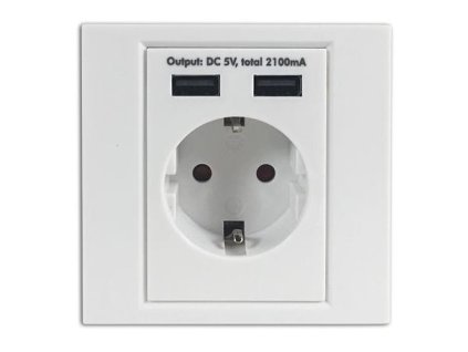 ARCAS WFL-GE2-01SU2, Zásuvka, 2x USB