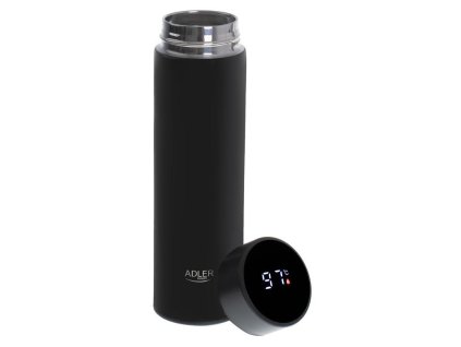 ADLER AD 4506bk, Termoska, 473ml, displej, čierna