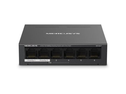 MERCUSYS MS106LP, 6-Port 100 Mbps Desktop Switch