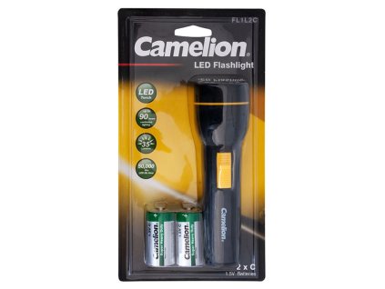 CAMELION Baterka 1LED FL1L2CB2R14P, čierna