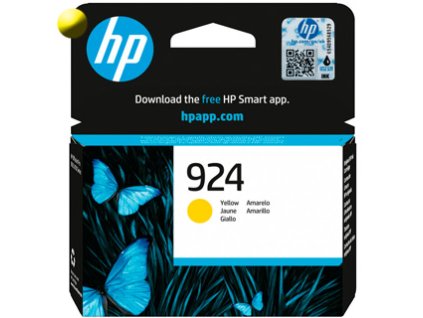 HP 924, Cartridge, žltý (yellow) (4K0U5NE)
