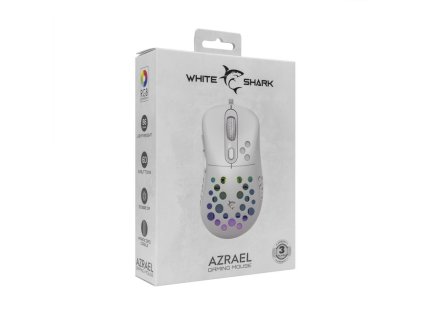 WHITE SHARK GM-5013 AZRAEL, Herná myš, bi