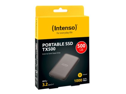 INTENSO TX500, Externý SSD disk, 500GB