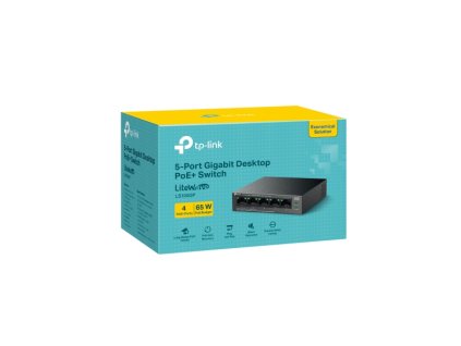 TP-Link LS105GP, Switch 5-Port/1Gbps/Desk/PoE+
