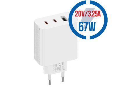 XIAOMI 67W GaN Charger 2C1A EU, Nabíjačka