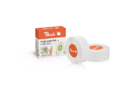 PEACH PE101, Páska do štítkovača, biela (180ks)