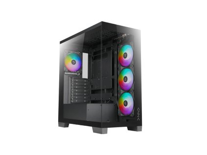 AZZA CSAZ-570 Cove Black Gaming Case, PC Skrinka