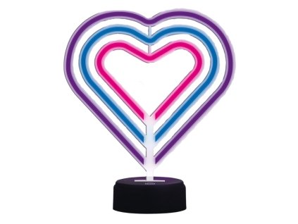 MANTA SRDCE II, LED Neon plexi dekorácia