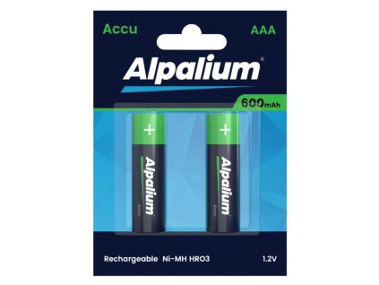ALPALIUM Nabíjateľné batérie Ni-MH HR03, AAA, 2ks