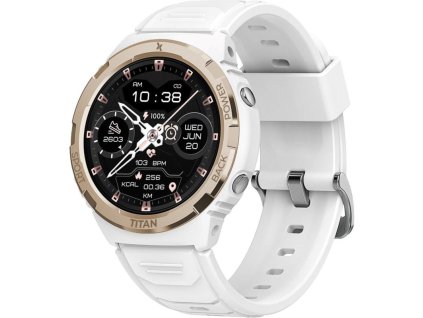 MAXCOM FW100 Titan Valkiria, Smart hodinky, biele