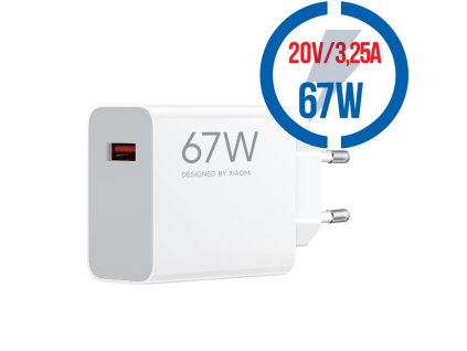 XIAOMI HyperCharge 67W, Nabíjačka 1x USB-A