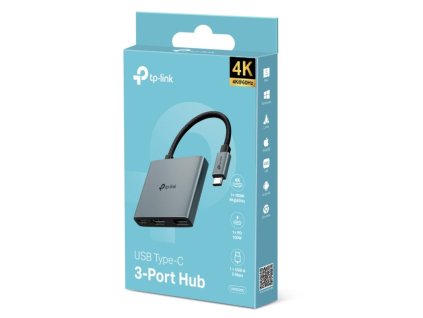 TP-link UH3020C, Dokovacia stanica 3v1, šedá