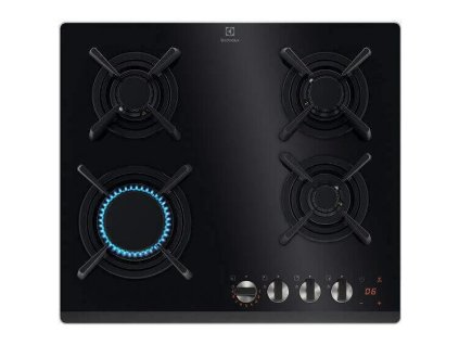 ELECTROLUX Plynová varná doska KGG643753K čierna