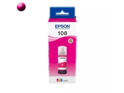 EPSON 108 EcoTank, Cartridge, purpurová (magenta)