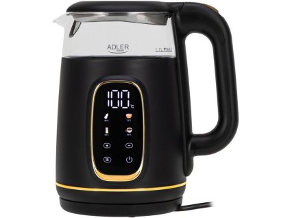 ADLER AD 1305bg, Rýchlovarná kanvica 1,7L, čie/zla