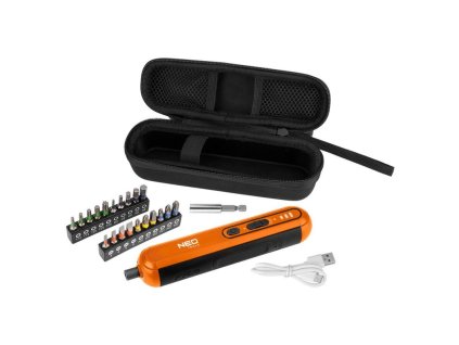 NEO TOOLS 04-199, AKU Skrutkovač USB-C