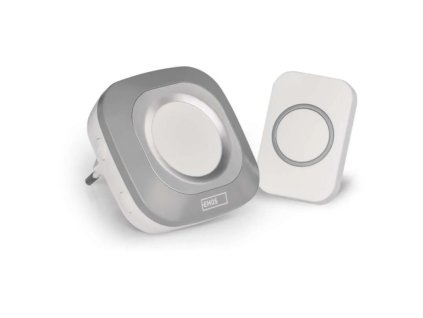 EMOS P5733S, Bezdrôtový zvonček do zásuvky, strieb