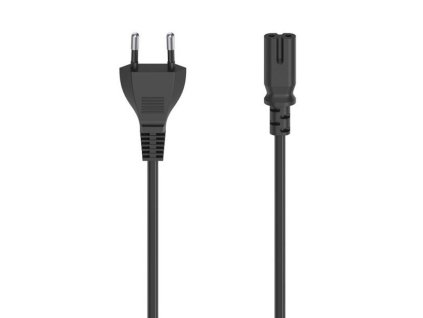 OEM Sieťový kábel 230V, Flexo, 2.5A,1,5m, čierny