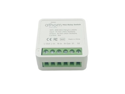 ATHOM 3-Relays Tasmota, Relé prepínač