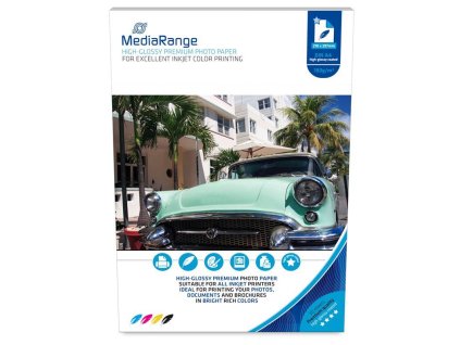 MEDIARANGE Fotopapier, lesklý, 180 g/m2, A4, 50ks