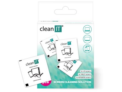 CLEAN IT CL-150, Vlhčené čistiace obrúsky 52ks