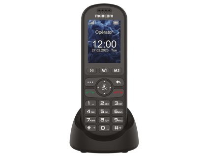 MAXCOM Telefón COMFORT MM39D SE, čierny