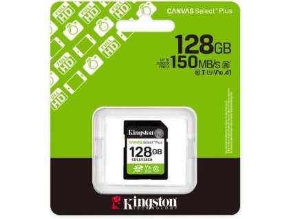 KINGSTON SDXC Canvas Select Plus 128GB 150MB/s UHS