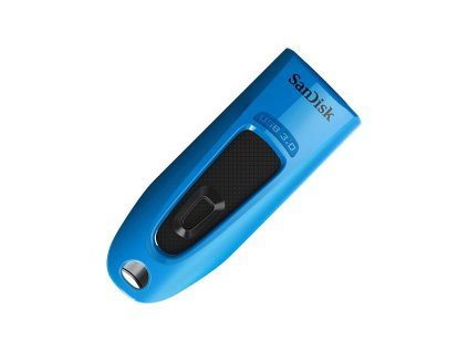 SanDisk USB 3.0 Cruzer Ultra 64GB, modrý