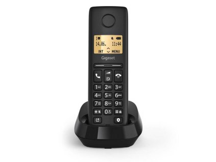 GIGASET Pure 100, Telefónny prístroj, čierny