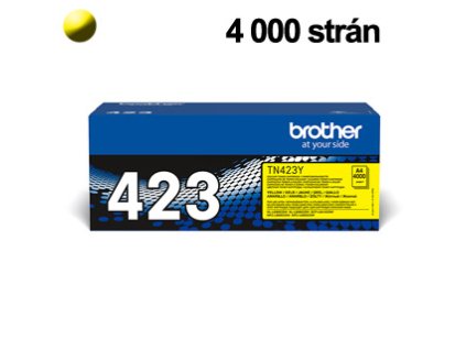 BROTHER TN-423Y Toner Žltý (Yellow) 4000st