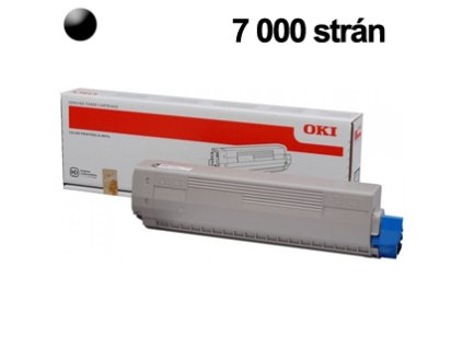 OKI MC853/MC873, originálny toner, 7000str.,čierny