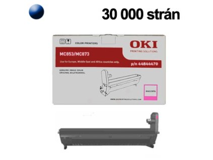 OKI MC853/MC873, zobrazovací valec, 30 000, purpur