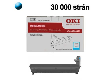 OKI MC853/MC873, zobrazovací valec, 30 000, azúrov