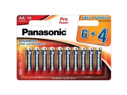 PANASONIC PRO POWER, Batérie, AA, LR6, 1,5V, 10ks