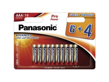 PANASONIC PRO POWER, Batérie, AAA, LR03, 1,5V, 10k