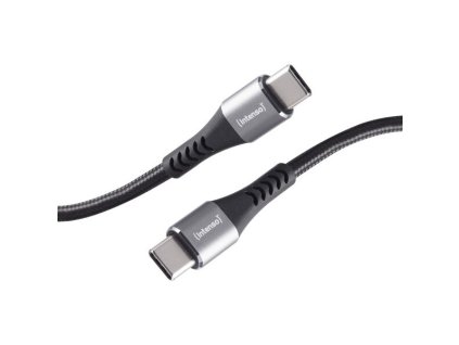 INTENSO C315C, Kábel USB-C/USB-C, 1,5m, čierny