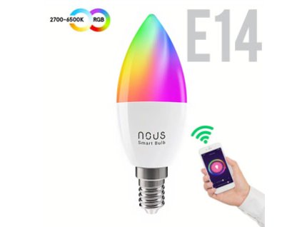 NOUS P4, SMART Žiarovka, E14, 4,5W, 380 lm