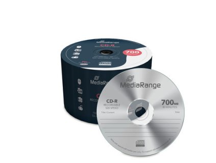 MEDIARANGE MR207, CD-R 700MB 52x spindl, 50ks