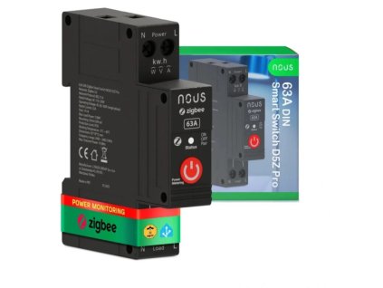 NOUS D5Z DIN, ZigBee Smart merač spotreby, 63A
