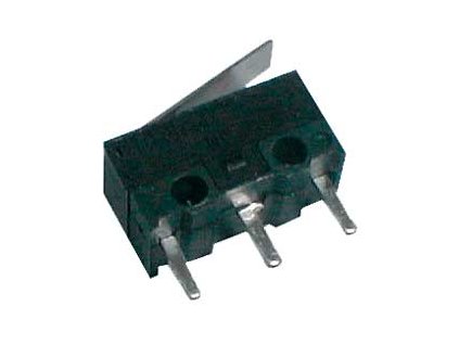 Mikrospínač mini s páčkou (12V)