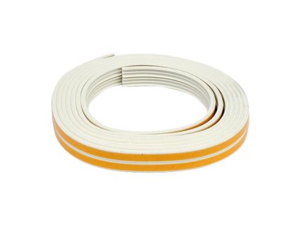 Tesnenia do okien a dverí samolepiace 9x4mm TYP E biele 6m