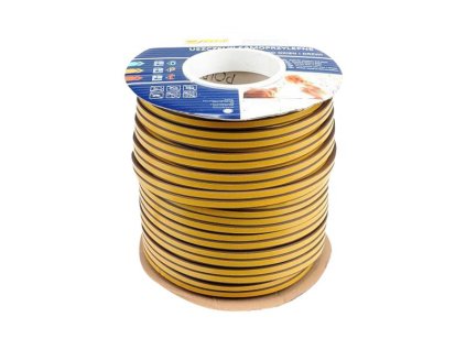 Tesnenia do okien a dverí samolepiace 9x7,4mm TYP D hnedé 100m