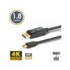 DELIGHT 20336B Mini DisplayPort 1,8 m 4K kábel