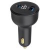 GEMBIRD Car Charger, Nabíjačka USB/USB-C, 65W