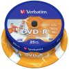 DVD - R Verbatim 4.7GB 16x CAKE 25pcs printable