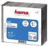 HAMA SLIM Box na 1x CD/DVD/BR 5mm plast, 10ks