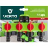 VERTO 15G761, Rozdeľovač na vodu , 4 prip., 3/4"