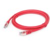 PATCH KABEL S/FTP cat.6a LSZH 0,5m red