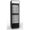 GUZZANTI GZ 338DD, Chladiaca vitrína, čierna