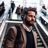 LAUDBERG H1B, Bezdrôtové bluetooth slúchadlá, čier